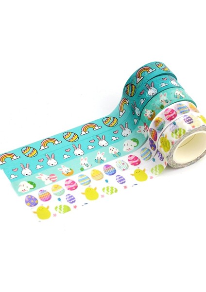 NO.750 Stili 2022 Yenı 1 Adet Dekoratif Paskalya Yumurtaları Mavi Tavşan Civciv Washi Bantlar Set Kağıt Planlayıcısı Scrapbooking Maskeleme Bandı Sevimli Kırtasiye (Yurt Dışından) indirimleri