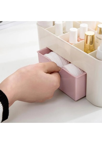 Yeşil Stil Küçük Çekmeceli Çok Fonksiyonlu Masa Saklama Kutusu ile Plastik Masaüstü Kozmetik Kutusu (Yurt Dışından) modelleri