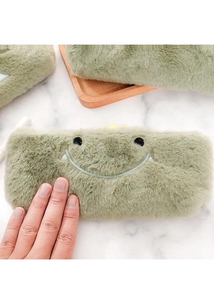 Bir Stil Kalem Kutusu Kawaii Kırtasiye Kalem Kutusu Sevimli Dinozor Parkı Pluool Yuvarlak Kalem Kutusu Malzemeleri Kalem Çantası Okul Kalem Çantası (Yurt Dışından) fırsatları