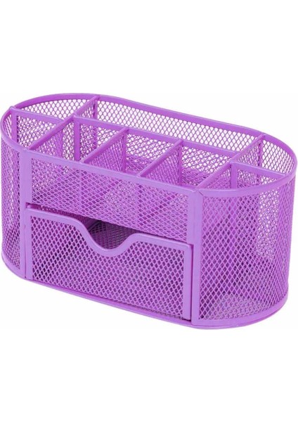 Mavi Stil Kalem Kalem Tutucu Ofis Masası Malzemeleri Organizatör Masaüstü Metal Depolama Örgü Boş Konteyner Yuvarlak Kırtasiye Tutucu Kılıf Kutusu (Yurt Dışından) indirimleri