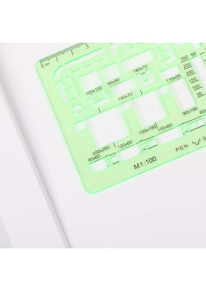 NO.4331 Tarzı Öğrenci Okul Kırtasiye Pro Için Plastik Geometrik Şablon Cetvel Çizim Araçları (Yurt Dışından) fırsatları