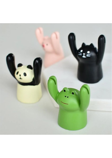 B Tarzı Sevimli Karikatür Domuz Panda Kedi Kurbağa Not Klip Kart Sahibinin Güzel Fotoğraf Standı Kawaii Kek Süslemeleri Kart Sahibinin Masa Organizatör (Yurt Dışından) fırsatları