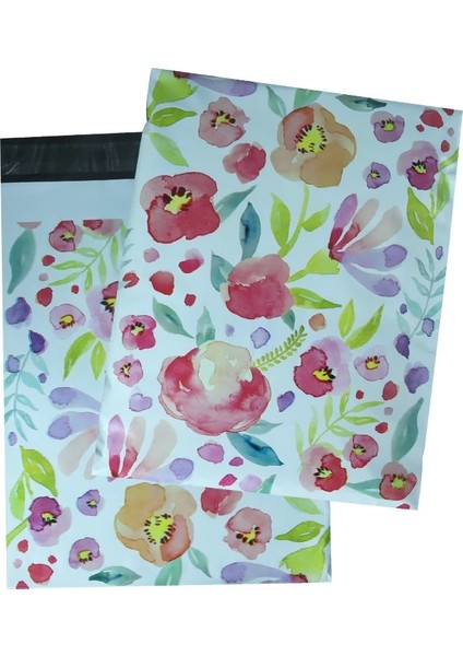 Mavi Çiçekler Stili Oly Mailers cm Hediyelik Bez Ambalaj Posta Postaları Butik Logo Baskı Kurye Çantaları Paket G Zarflar (Yurt Dışından) indirimleri