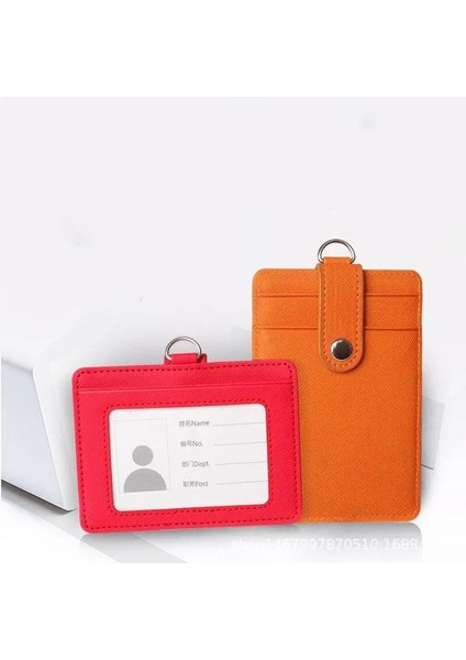 No.14 Tarzı Boyunluklar Kimlik Kartı Tutucu Deri Otobüs Pasosu Kılıfı Erkek Kadın Banka Kredi Kartı Tutacağı Askı Kart Sahibi (Yurt Dışından) indirimleri