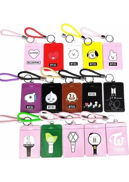 A16-GOT7 Stili Llbts Bangtan Boys Groups Twice Exo 7 Kart Sahibi, Gerilebilir, Aynı Çevre Birimi (Yurt Dışından) modelleri