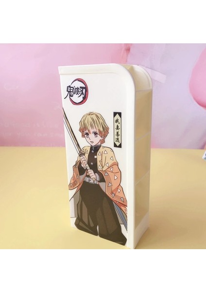 J Tarzı Iblis Avcısı Kimetsu Hiçbir Yaiba Büyük Kapasiteli Masa Kalemlik Kalem Makyaj Kutusu Kutusu Masa Üstü Organiser Kırtasiye Çocuklar Hediye (Yurt Dışından)