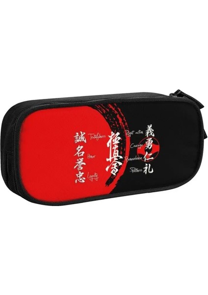 No.14 Tarzı Kyokushin Karate Bushido Değerleri Sevimli Kalem Kutusu Erkek Kızlar Büyük Kapasiteli Dövüş Sanatları Kalem Çantası Öğrencileri Kırtasiye (Yurt Dışından) modelleri