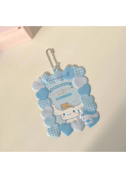 Bir Stil Sevimli Karikatür Aşk Fotoğraf Kartı Tutucu Kpop Idol Fotoğraf Koruyucu Ekran Kollu Kawaii Kırtasiye Öğrenci Kolye Hediye (Yurt Dışından)