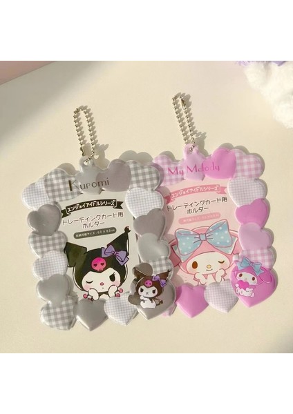 Bir Stil Sevimli Karikatür Aşk Fotoğraf Kartı Tutucu Kpop Idol Fotoğraf Koruyucu Ekran Kollu Kawaii Kırtasiye Öğrenci Kolye Hediye (Yurt Dışından) fırsatları