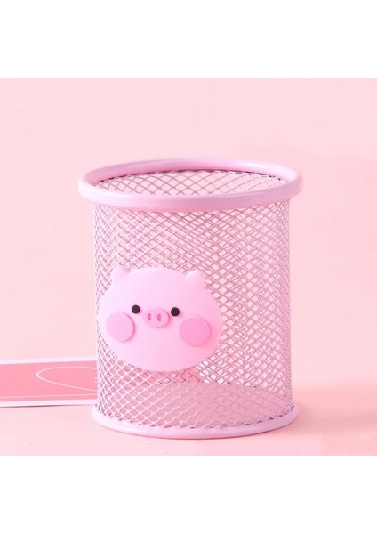 Yuvarlak Tarz Kawak Pik Demir Kalemlik Ofis Organizatör Kozmetik Makyaj Fırçaları Aracı Bardak Tutucu Kılıf Kalem Konteyner Ofis Malzemeleri (Yurt Dışından)