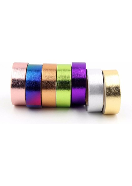 G151 Stili 1X15MM * 10M Altın Folyo Washi Bant Gümüşaltınbronzgülyeşilmor Renk Japon Kawaii Dıyscrapbooking Araçları Maskeleme Bandı (Yurt Dışından) modelleri