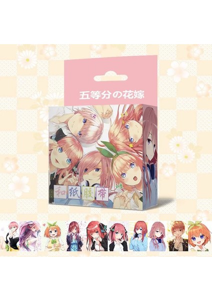 No.1 Tarzı 1.5cm * 5m Anime Washi Bant Yapışkan Bant Dıy Scrapbooking Sticker Etiket Maskeleme Bandı (Yurt Dışından) indirimleri