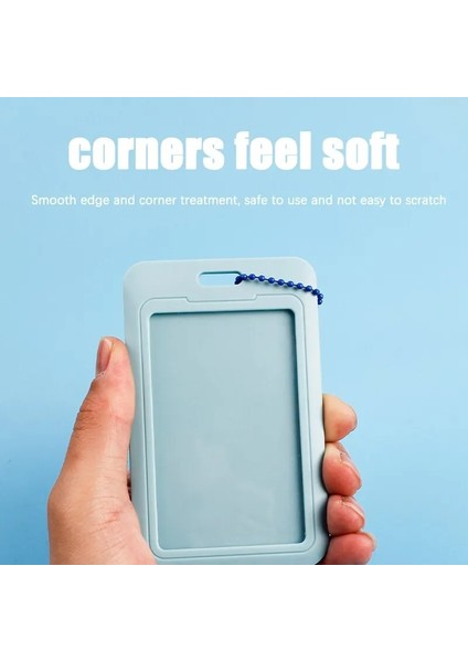 Erik Tarzı Mavi Kart Tutucu Kawaii Bebek Mavi Süt Fotoğraf Kredi Kartı Kimlik Banka Kartı Fotoğraf Idol Kartpostal Tutucu Otobüs Kartı Koruyucu Aksesuarları (Yurt Dışından) fırsatları