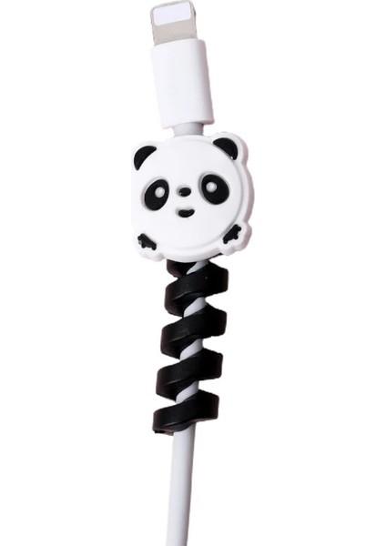 Vida Stili Yenı Hayvan Kablo Koruyucu Kulaklık Tel Cep Telefonu USB Şarj Kablosu Ortak Anti Kırılma Sevimli Tarih Kablo Bite Tutucu Aksesuarları (Yurt Dışından)