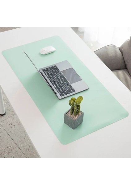 Siyah Stil Büyük Boy Ofis Masası Koruyucu Mat Pu Deri Su Geçirmez Mouse Pad Masaüstü Klavye Masa Pedi Oyun Mousepad Pc Aksesuarları (Yurt Dışından) fiyatları