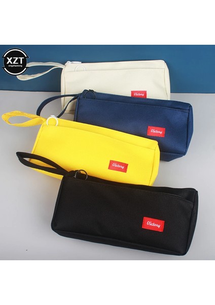 Siyah Stil Kalem Kutusu Siyah Estuche Okul Malzemeleri Kalem Çantası Trousse Scolaire Kırtasiye Estuche Escolar Piornik Okul Kalem Kutuları (Yurt Dışından) fiyatları