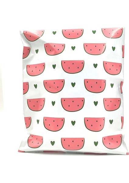 Karpuz Tarzı Baskılı Poly Mailer '' Tshirt G Zarflar Butik Özel Logo Çantalar Gelişmiş Dayanıklılık Çok Amaçlı Zarflar (Yurt Dışından)