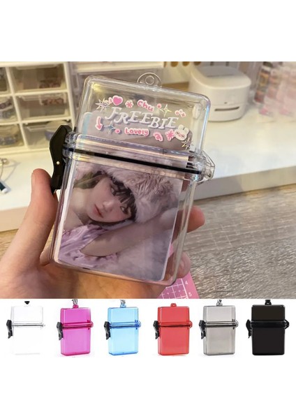 Mavi Stil 3 Iotocard Tutucu Fotoğraf Saklama Kutusu Şeffaf Fotoğraf Saklama Kutusu Kart Sahibinin Albümleri Ins Fotoğraf Depolama Toz Geçirmez Kutu (Yurt Dışından) fiyatları