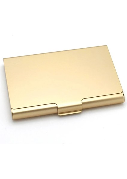 Altın Tarzı Alüminyum Metal Kartvizitlik El Itme Kartvizit Durumda Ultra Ince Buzlu Kart Ambalaj Kutusu Ofis Masası Organizatör (Yurt Dışından)