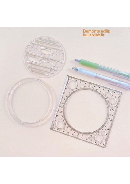 Çok Fonksiyonlu Geometrik Çizim Çıkarılabilir Cetvel (Yurt Dışından) modelleri