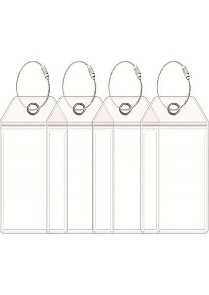 Mor Tarzı Seyahat Bagaj Cruise Etiketleri Tutucu Kılıfı Yeniden Kapatılabilir Su Geçirmez Şeffaf Bilet Kartı Kol Anahtarlık Çelik Tel Kablo Döngüsü ile (Yurt Dışından) fiyatları