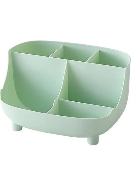 Yeşil Stil Kawaii Masaüstü Kalemlik Büyük Kapasiteli Sevimli Kırtasiye Malzemesi Saklama Kutusu Yaratıcı Karikatür Kalemlik Ins Masa Düzenleyici Kızlar Için (Yurt Dışından)