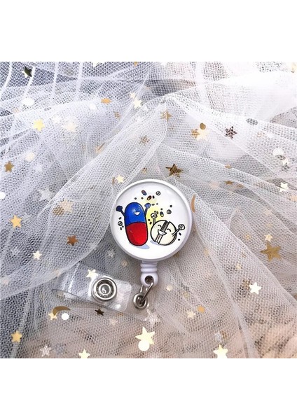 No.3 Tarzı Yeni Tasarım Geri Çekilebilir Hemşire Rozeti Makara Klip Sevimli Karikatür Eczacı Kalp Stetoskop Doktor Öğrenci Ic Kımlık Kartı Rozet Tutucu (Yurt Dışından) indirimleri