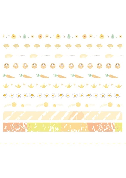 F Stili Lot Dekoratif Yeşil Pembe Renk Paperwashi Bant Yapışkan Bant Japon Kırtasiye Kawaii Scrapbooking Malzemeleri Çıkartmalar (Yurt Dışından)