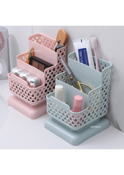 Mavi Stil Içi Boş Masa Düzenleyici Masaüstü Saklama Kutusu Çok Fonksiyonlu Kırtasiye Tutucu Telefon Standı Ofis Malzemeleri Masa Seti Kalemlik (Yurt Dışından) fiyatları