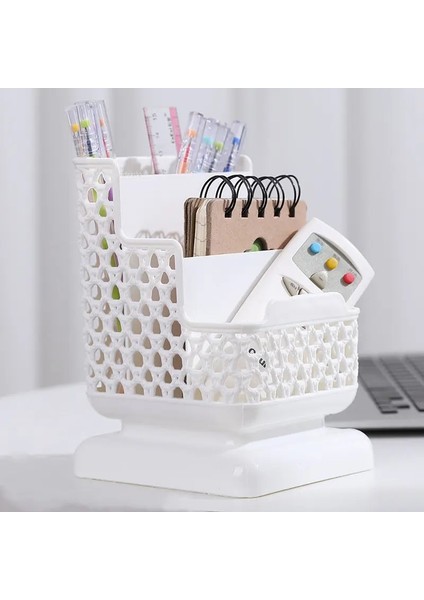 Mavi Stil Içi Boş Masa Düzenleyici Masaüstü Saklama Kutusu Çok Fonksiyonlu Kırtasiye Tutucu Telefon Standı Ofis Malzemeleri Masa Seti Kalemlik (Yurt Dışından) indirimleri