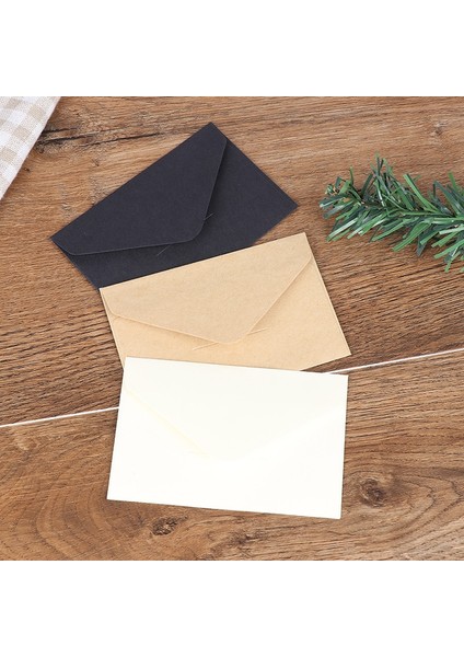 Kraft Tarzı Lassical Beyaz Siyah Kraft Boş Mini Kağıt Pencere Zarfları Düğün Davetiyesi Zarf Hediye Zarfı (Yurt Dışından) indirimleri