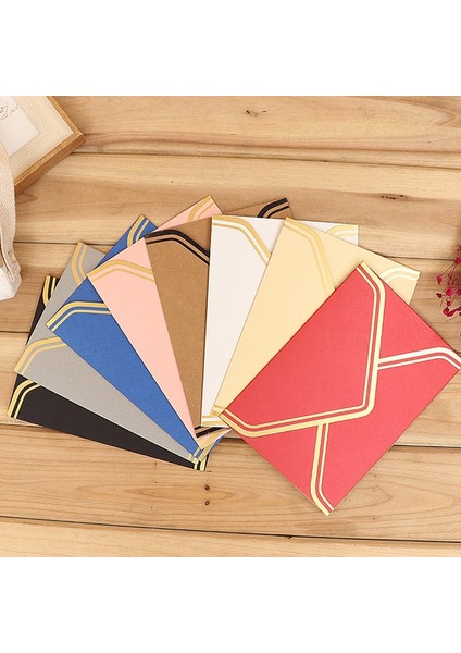 17.5X12.5CM Kraft Stili Lot Vintage Altın Boş Kraft Kağıt Zarflar Düğün Davetiyesi Zarf Tebrik Kartları Hediye Zarf 17.5*12.5 cm (Yurt Dışından) fiyatları