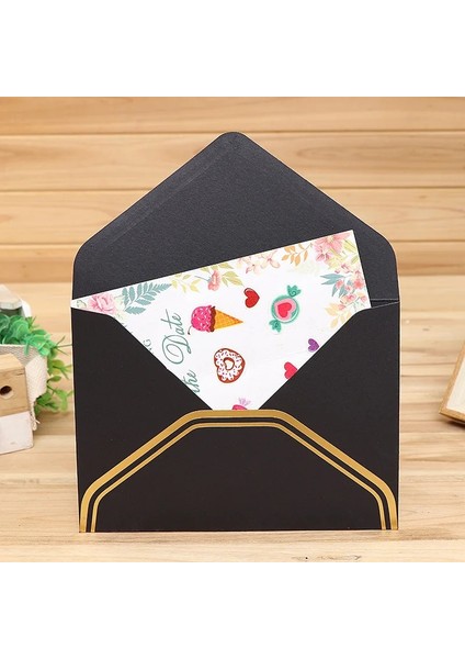 17.5X12.5CM Kraft Stili Lot Vintage Altın Boş Kraft Kağıt Zarflar Düğün Davetiyesi Zarf Tebrik Kartları Hediye Zarf 17.5*12.5 cm (Yurt Dışından) fırsatları