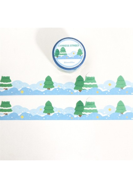 No.1 Tarzı Orman Sokak Washi Maskeleme Bandı Scrapbooking Dergisi Dekoratif Yapışkan Bant Dıy El Kitabı Malzeme Kırtasiye Okul Malzemeleri (Yurt Dışından)