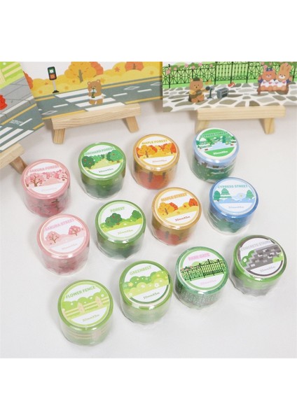 No.1 Tarzı Orman Sokak Washi Maskeleme Bandı Scrapbooking Dergisi Dekoratif Yapışkan Bant Dıy El Kitabı Malzeme Kırtasiye Okul Malzemeleri (Yurt Dışından) indirimleri