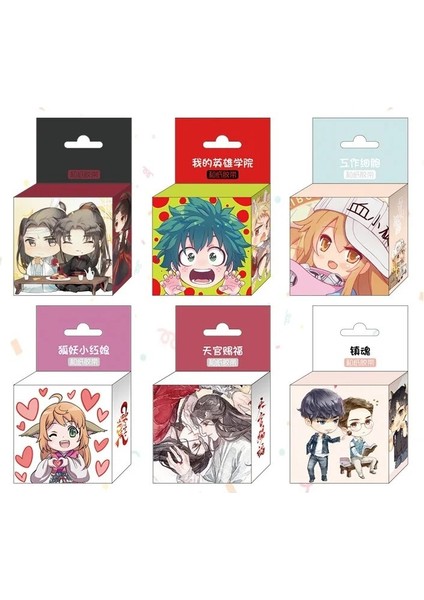 No.6 Tarzı 1.5cm * 5m Yeni Japonya Anime Çizgi Film Oyun Karakterleri Washi Bant Yapışkan Bant Dıy Scrapbooking Sticker Etiket Maskeleme Bandı (Yurt Dışından) modelleri