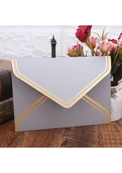 Kırmızı Stil Mektup Tebrik Kartları Düğün Davetiyeleri Için Retro Vintage Boş Craft Kağıt Zarflar (Yurt Dışından) fırsatları
