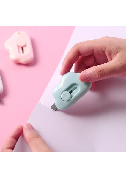 Pembe Tarzı Sevimli Pembe Çakı Mini Sarma Kutusu Kağıt Zarf Kesici Maket Bıçağı Mektup Açacağı Öğrenci Sanat Malzemeleri Kawaii (Yurt Dışından) indirimleri