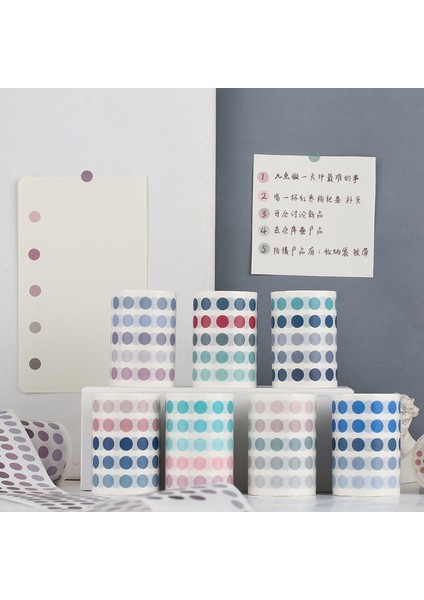 Ben Stil Temel Eleman Dekoratif Yapışkan Bant Nokta Maskeleme Washi Bant Diy Scrapbooking Sticker Etiket Japon Kırtasiye (Yurt Dışından) indirimleri