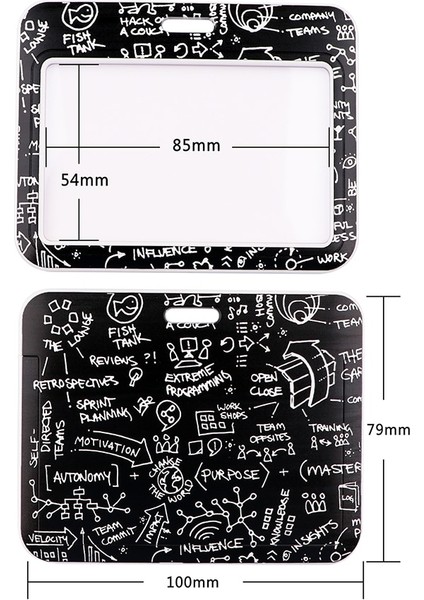 No.1 Tarzı Ransitute R2294 Yatay Yön Ipi Kredi Kartı Kimlik Sahibi Rozeti Öğrenci Kadın Seyahat Banka Otobüs Kartvizit Kapağı Rozeti (Yurt Dışından) fırsatları