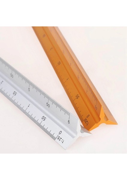 OSS22740SV2 Stili 30 cm Alüminyum Alaşımlı Metal Cetvel Üçgen Ölçekli Mimar Mühendis Teknik Cetvel Ölçme Araçları Tasarım Çizim Aksesuarları (Yurt Dışından) indirimleri