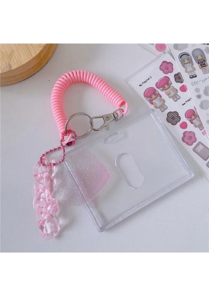 No.1 Stili Şeffaf Kart Tutucu Kpop Dıy Kart Sahipleri Akrilik Koruyucu Kılıf Kolye Çalışma Otobüsü Banka Fotocard Tutucu Kımlık Kartı Tutucu (Yurt Dışından)