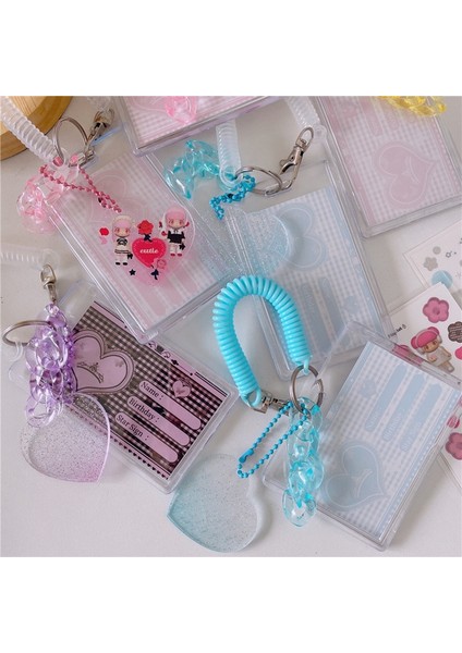 No.1 Stili Şeffaf Kart Tutucu Kpop Dıy Kart Sahipleri Akrilik Koruyucu Kılıf Kolye Çalışma Otobüsü Banka Fotocard Tutucu Kımlık Kartı Tutucu (Yurt Dışından) fırsatları