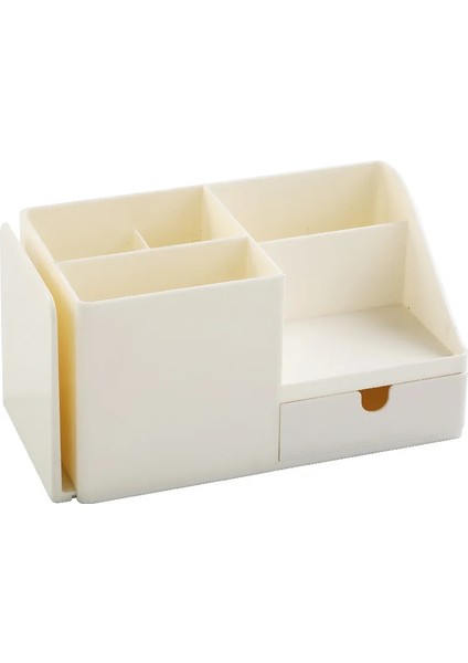 Bej Tarzı Yaratıcı Abs Masa Ofis Organizatör Depolama Kalemlik Masaüstü Kalem Çeşitli Eşyalar Kırtasiye Rozet Kutusu Ofis Okul Malzemeleri (Yurt Dışından)