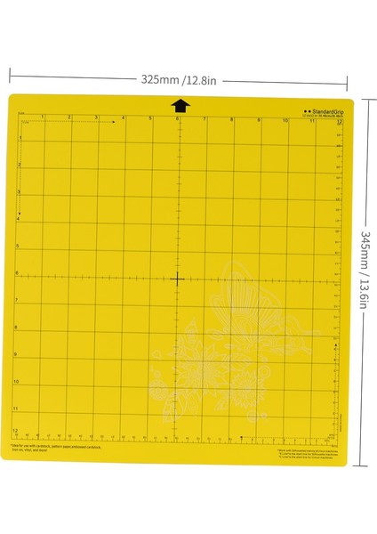 Mavi Stil 3 Adet Yedek Kesme Mat Yapışkanlı Kaymaz Izgaralı Kesme Paspasları Silhouette Cameo Cricut Kesme Makinesi ile Uyumlu (Yurt Dışından) fırsatları