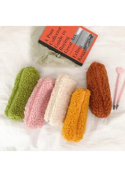 NO.305 Stili Le Sevimli Peluş Kalem Kılıfı Kalem Çantası Kızlar Için Kawaii Kırtasiye Büyük Kapasiteli Kalem Kutusu Kalem Kutusu Kozmetik Kalem Sahipleri (Yurt Dışından) modelleri