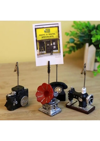 Bir Stil 1 Parça Yaratıcı Vintage Masa Notları Klasörü Mesaj ve Fotoğraf Kağıt Klip Stander Tutucu Okul Ofis Kırtasiye Malzemeleri (Yurt Dışından) fiyatları