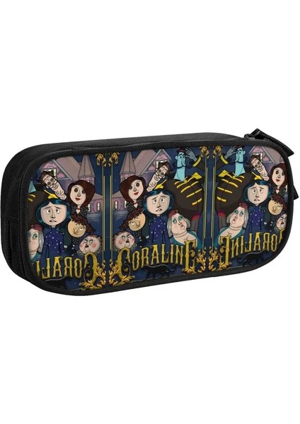 No.12 Tarzı Sevimli H Cadılar Bayramı Filmi Coraline Kalem Kutuları Erkek Kız Için Büyük Depolama Kalem Kutusu Kırtasiye (Yurt Dışından) modelleri