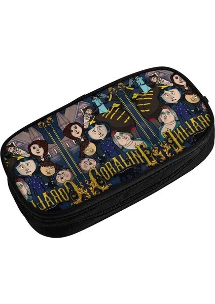No.12 Tarzı Sevimli H Cadılar Bayramı Filmi Coraline Kalem Kutuları Erkek Kız Için Büyük Depolama Kalem Kutusu Kırtasiye (Yurt Dışından) fırsatları
