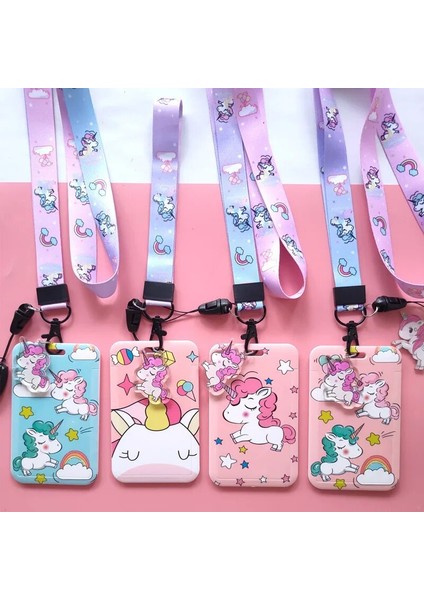 Siyah Stil Mınkys Sevimli Unicorn Abs Çekmece Kart Sahibinin Kredi Kimliği Banka Kartı Otobüs Kartı Koruyucu Kılıf Kırtasiye Çocuklar Hediye (Yurt Dışından) fiyatları